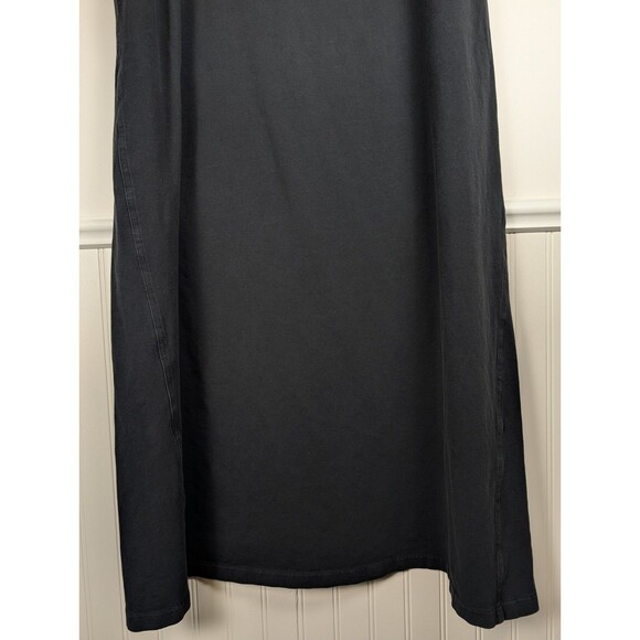 J Jill Shirt Maxi Dress Women’s Size 3x Perfect Pima Cotton Blend Stretch Black - Picture 4 of 12
